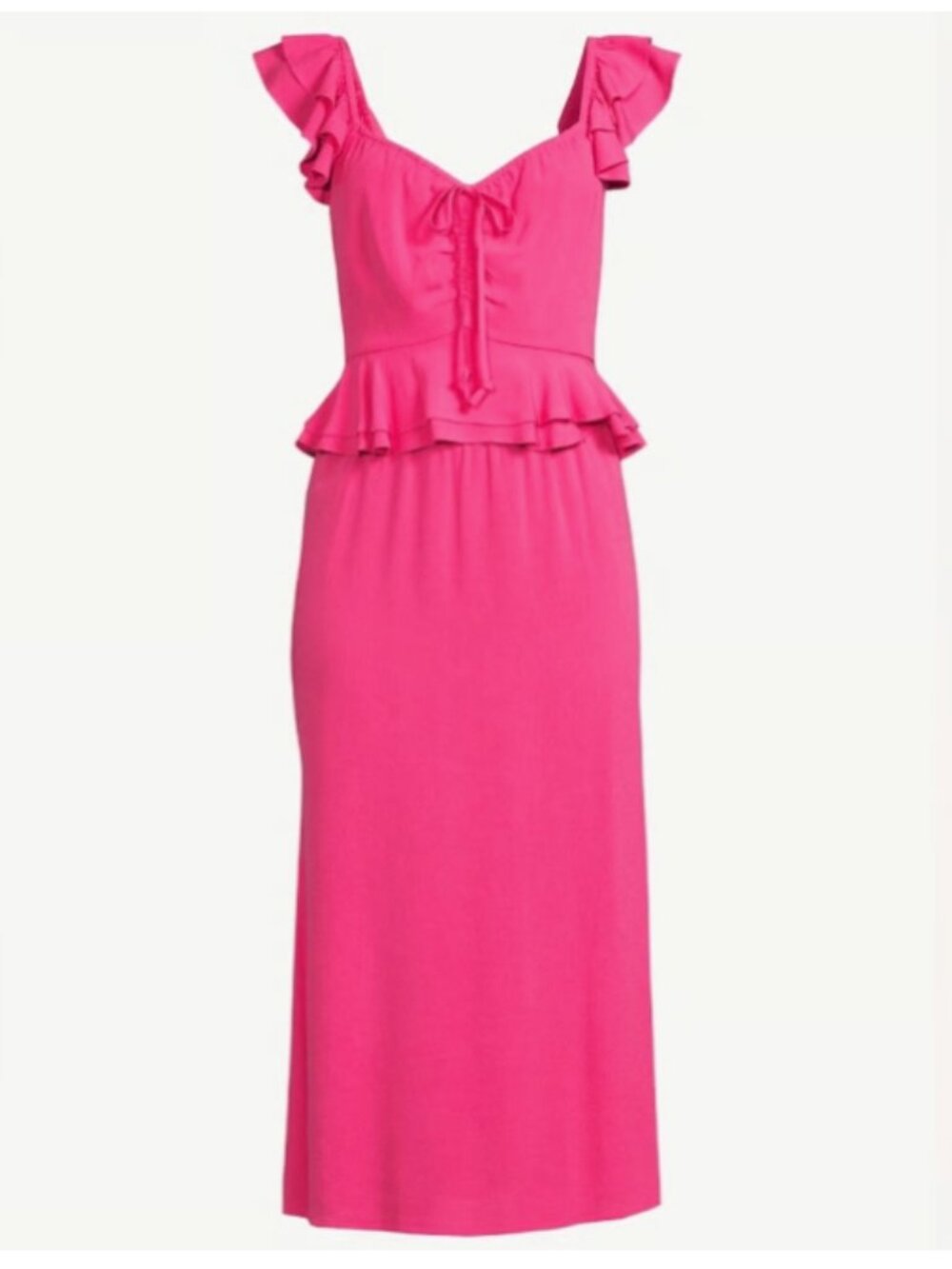 Sofia Vergara Women's Ruffle Sweetheart Midi Dress Size 3X NWT - Picture 4 of 14